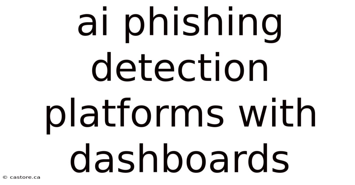 Ai Phishing Detection Platforms With Dashboards