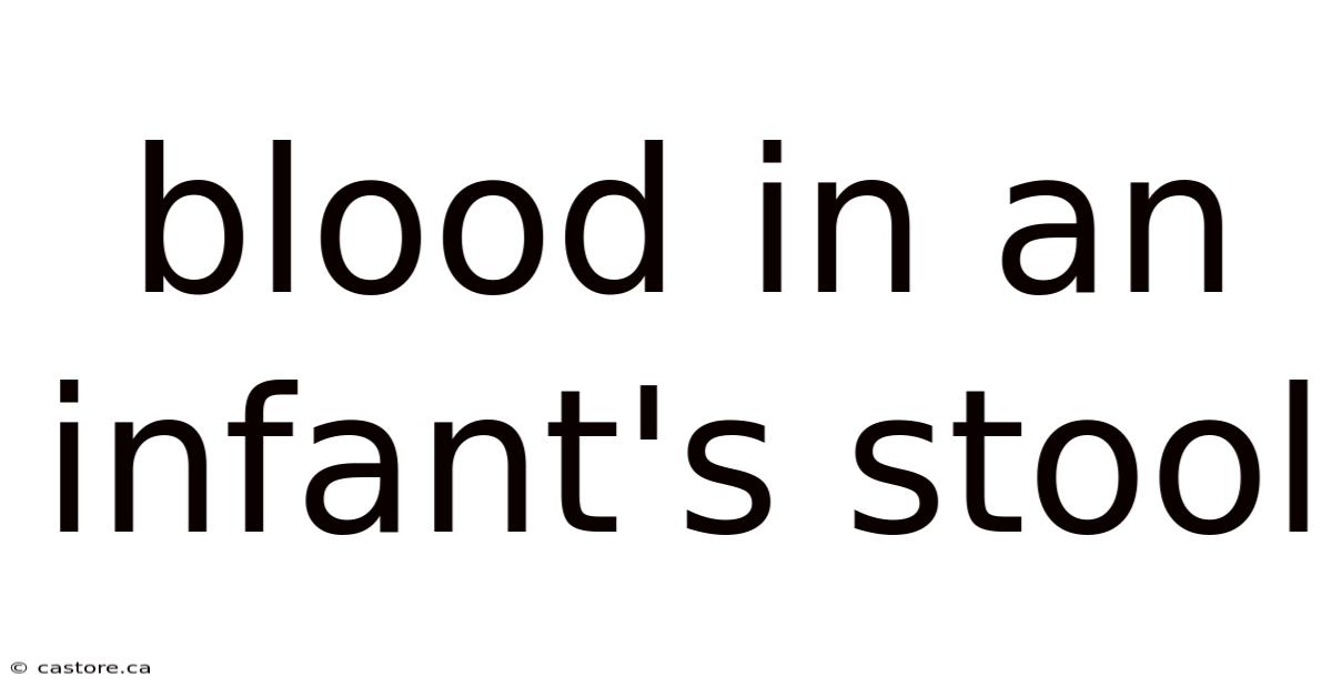 Blood In An Infant's Stool