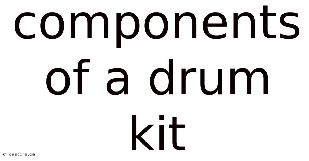 Components Of A Drum Kit