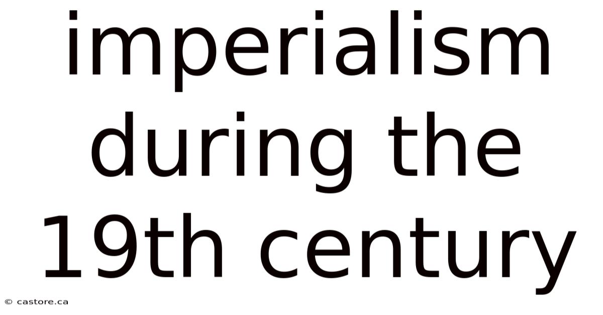 Imperialism During The 19th Century