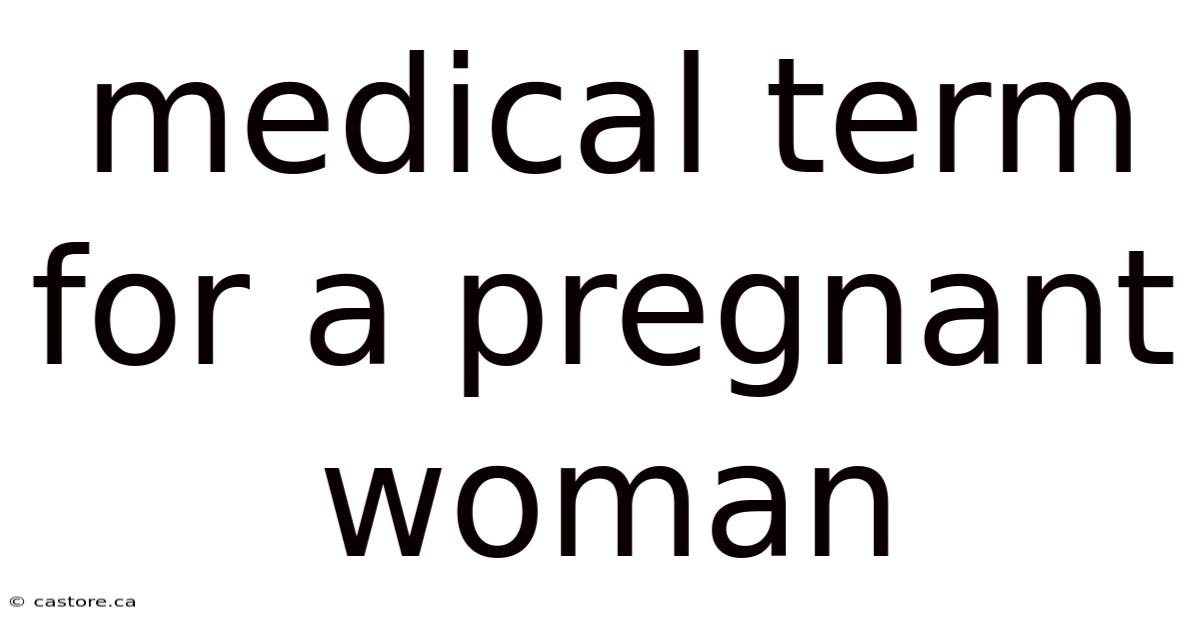 Medical Term For A Pregnant Woman
