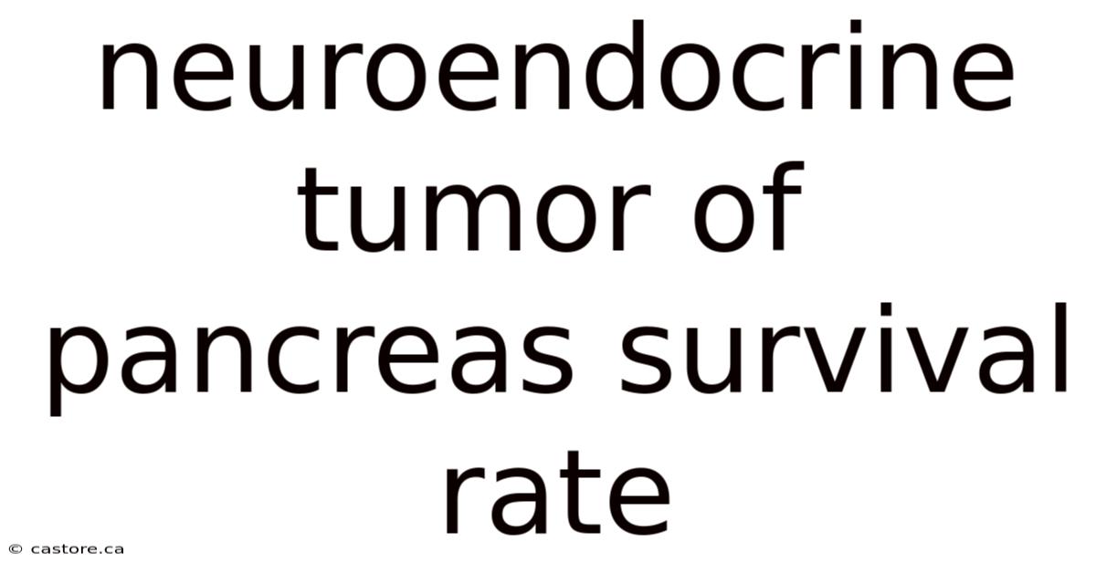 Neuroendocrine Tumor Of Pancreas Survival Rate