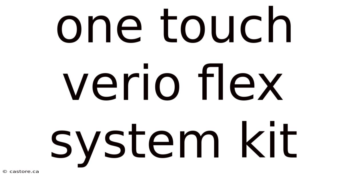 One Touch Verio Flex System Kit