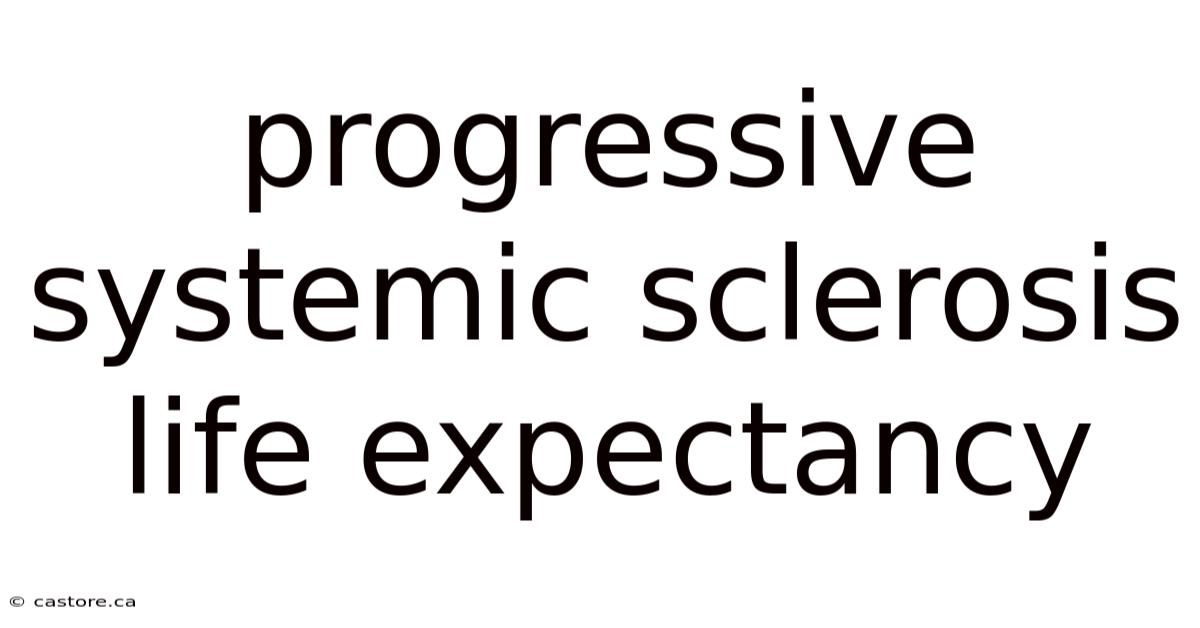Progressive Systemic Sclerosis Life Expectancy