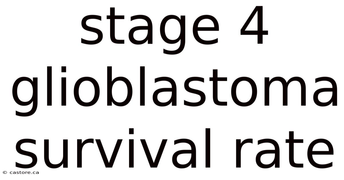 Stage 4 Glioblastoma Survival Rate