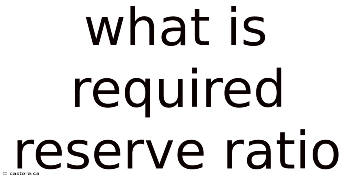 What Is Required Reserve Ratio