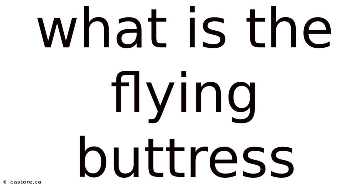 What Is The Flying Buttress