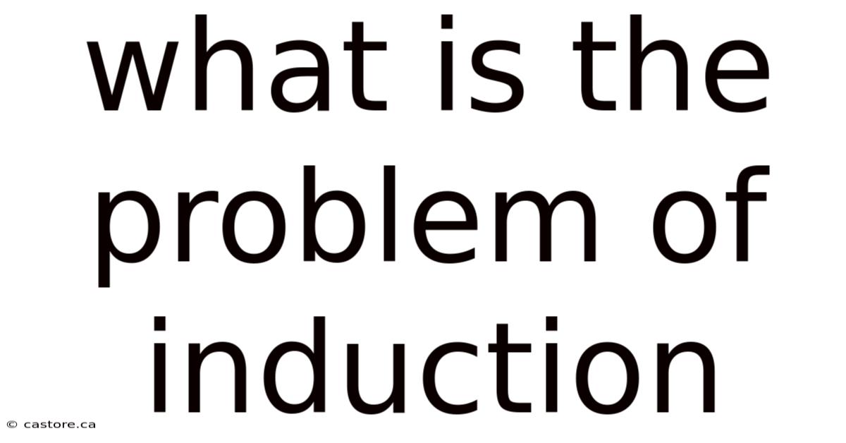 What Is The Problem Of Induction